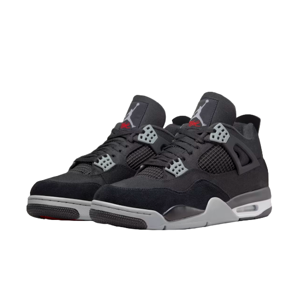 Jordan 4 black canvas