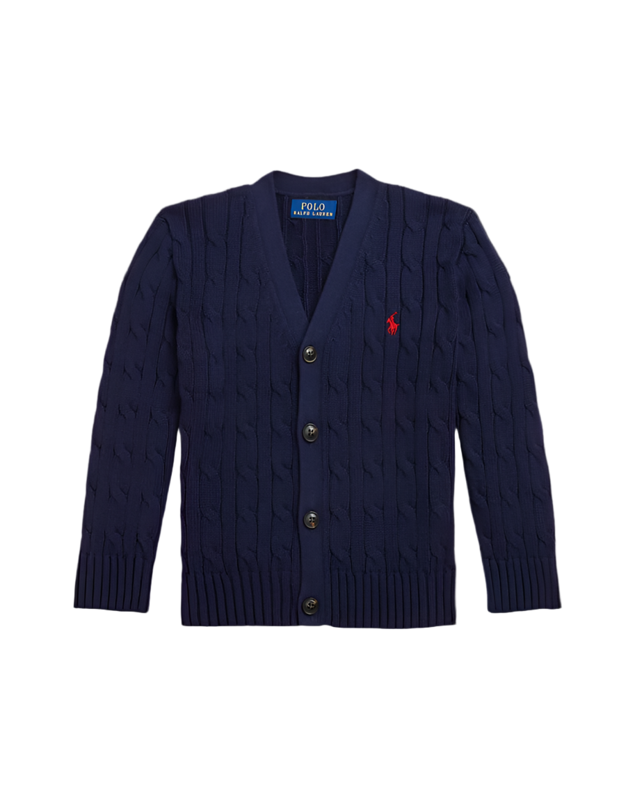 Crewneck Cardigan Sweater