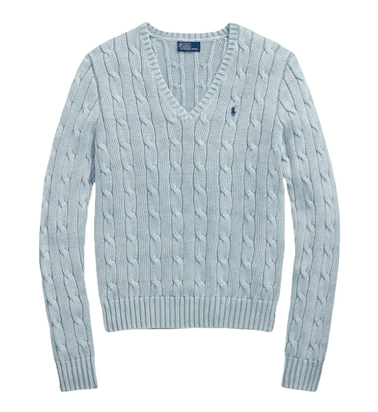 Cable Knit V-Neck sweater