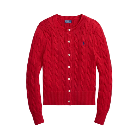 Crewneck Cardigan Sweater