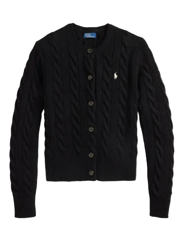 Crewneck Cardigan Sweater