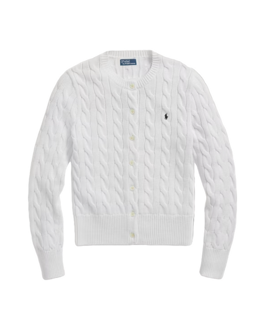 Crewneck Cardigan Sweater