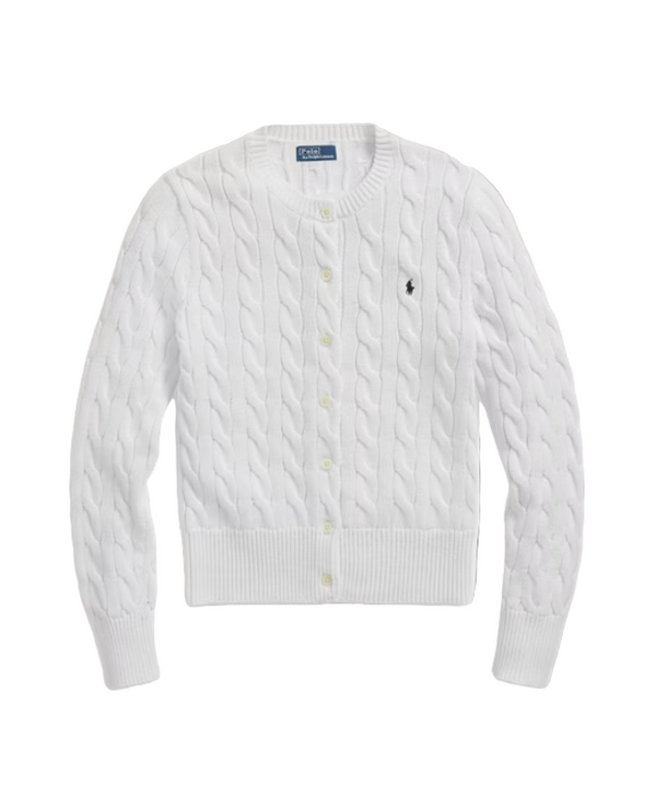 Crewneck Cardigan Sweater