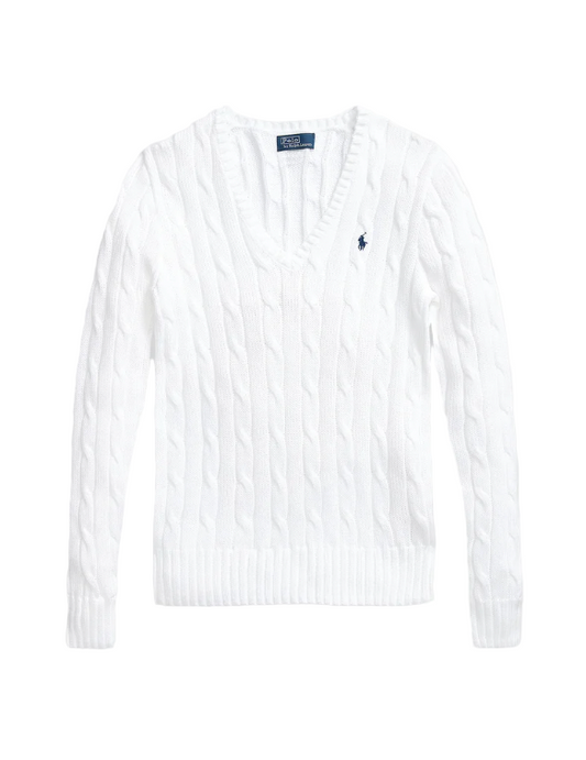 Cable Knit V-Neck sweater